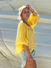 Load image into Gallery viewer, DREAM BLOUSE/ sunny yellow voile