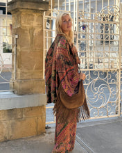 Load image into Gallery viewer, LUNA JUMPSUIT / tourmaline print with golden thread