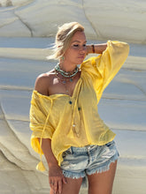 Load image into Gallery viewer, DREAM BLOUSE/ sunny yellow voile