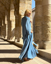 Load image into Gallery viewer, KIMONO MAXI COAT / soft denim tencel