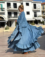 Load image into Gallery viewer, MUSE KIMONO WITH RUFFLE