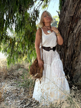 Load image into Gallery viewer, GYPSETTE LACE SKIRT/ cream white lace
