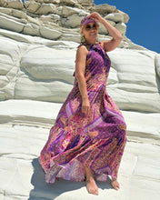 Load image into Gallery viewer, SUNNY MAXI DRESS/ amethyst purple oriental print