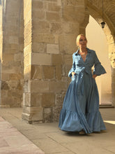 Load image into Gallery viewer, CHEMISE MAXI DRESS/ soft tencel denim