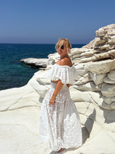Load image into Gallery viewer, FLAMENCO SET - white cotton embroidered openwork