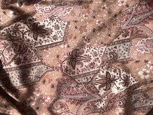 Load image into Gallery viewer, KARIATIDE MAXI DRESS/ Cafe Latte:  beige+dusty rose silk