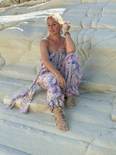 Load image into Gallery viewer, SAHARA JUMPSUIT STRAPLESS/ pastel paisley