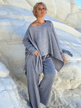 Load image into Gallery viewer, HUG wide leg trousers/grey melange