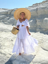 Load image into Gallery viewer, BONITA MAXI DRESS/ 2 dresses in 1/ white cotton voile