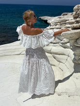 Load image into Gallery viewer, FLAMENCO SET - white cotton embroidered openwork