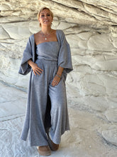 Load image into Gallery viewer, HUG wide leg trousers/grey melange