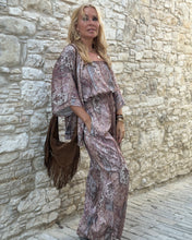 Load image into Gallery viewer, LUNA JUMPSUIT/ cafe latte beige print