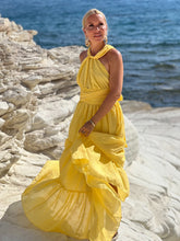 Load image into Gallery viewer, GODDESS MAXI DRESS/ sunny yellow cotton voile