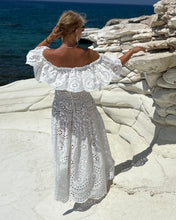 Load image into Gallery viewer, FLAMENCO SET - white cotton embroidered openwork