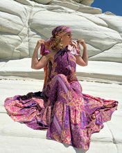 Load image into Gallery viewer, SUNNY MAXI DRESS/ amethyst purple oriental print