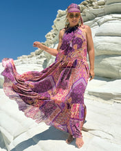 Load image into Gallery viewer, SUNNY MAXI DRESS/ amethyst purple oriental print