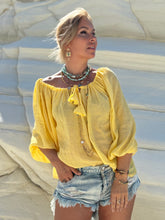 Load image into Gallery viewer, DREAM BLOUSE/ sunny yellow voile