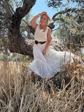 Load image into Gallery viewer, GYPSETTE LACE SKIRT/ cream white lace