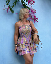 Load image into Gallery viewer, CORSET TOP/ pastel oriental print