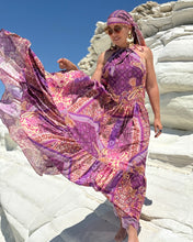 Load image into Gallery viewer, SUNNY MAXI DRESS/ amethyst purple oriental print