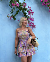 Load image into Gallery viewer, CORSET TOP/ pastel oriental print